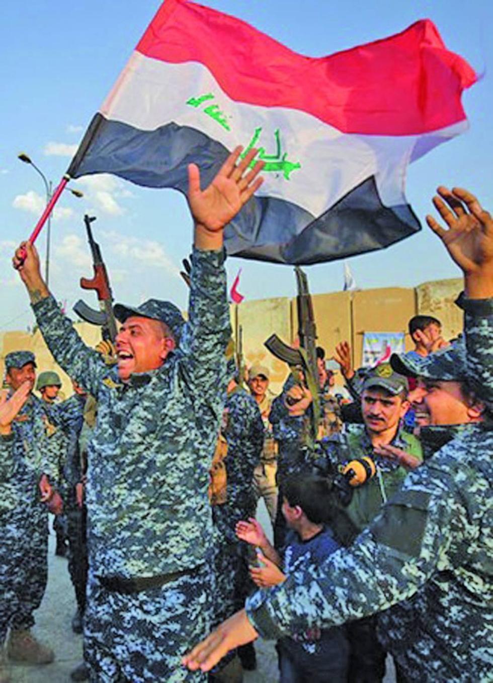 Irak festeja su victoria  frente a los terroristas en la ciudad de Mosul