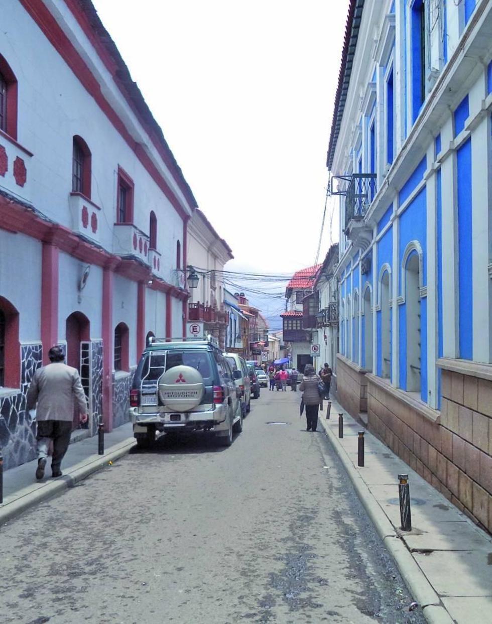 Una parte del tramo de la calle Junín.