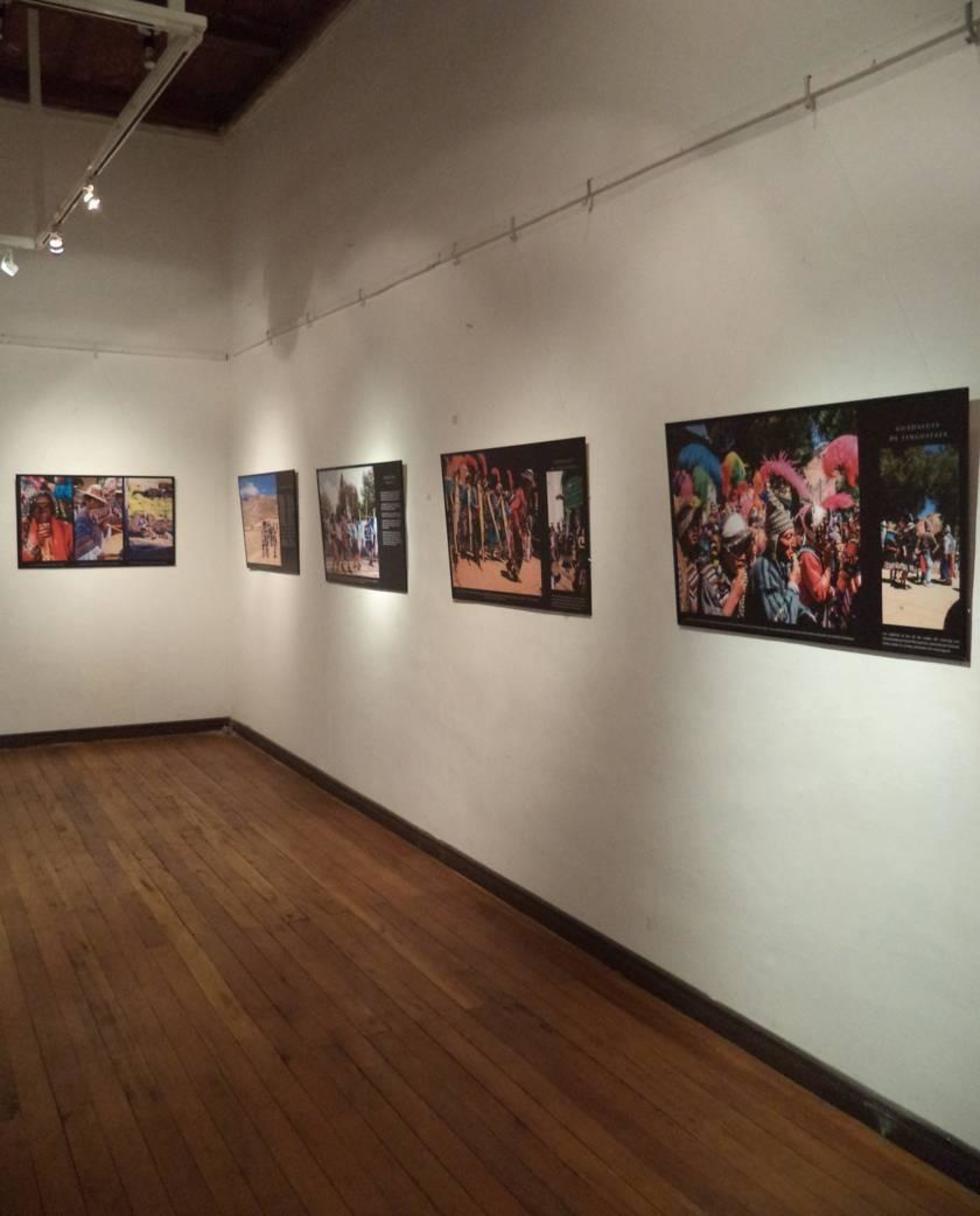 Los paneles de la exposición.