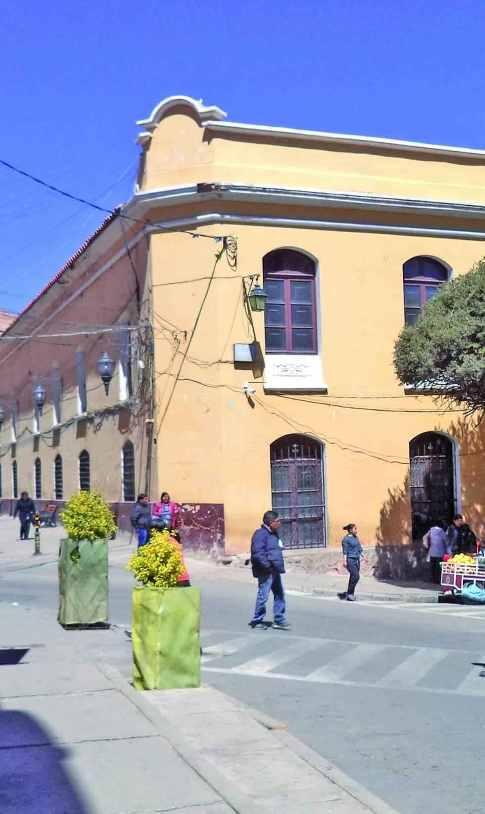 Este es el edificio que sirvió como la primera Casa de Moneda.