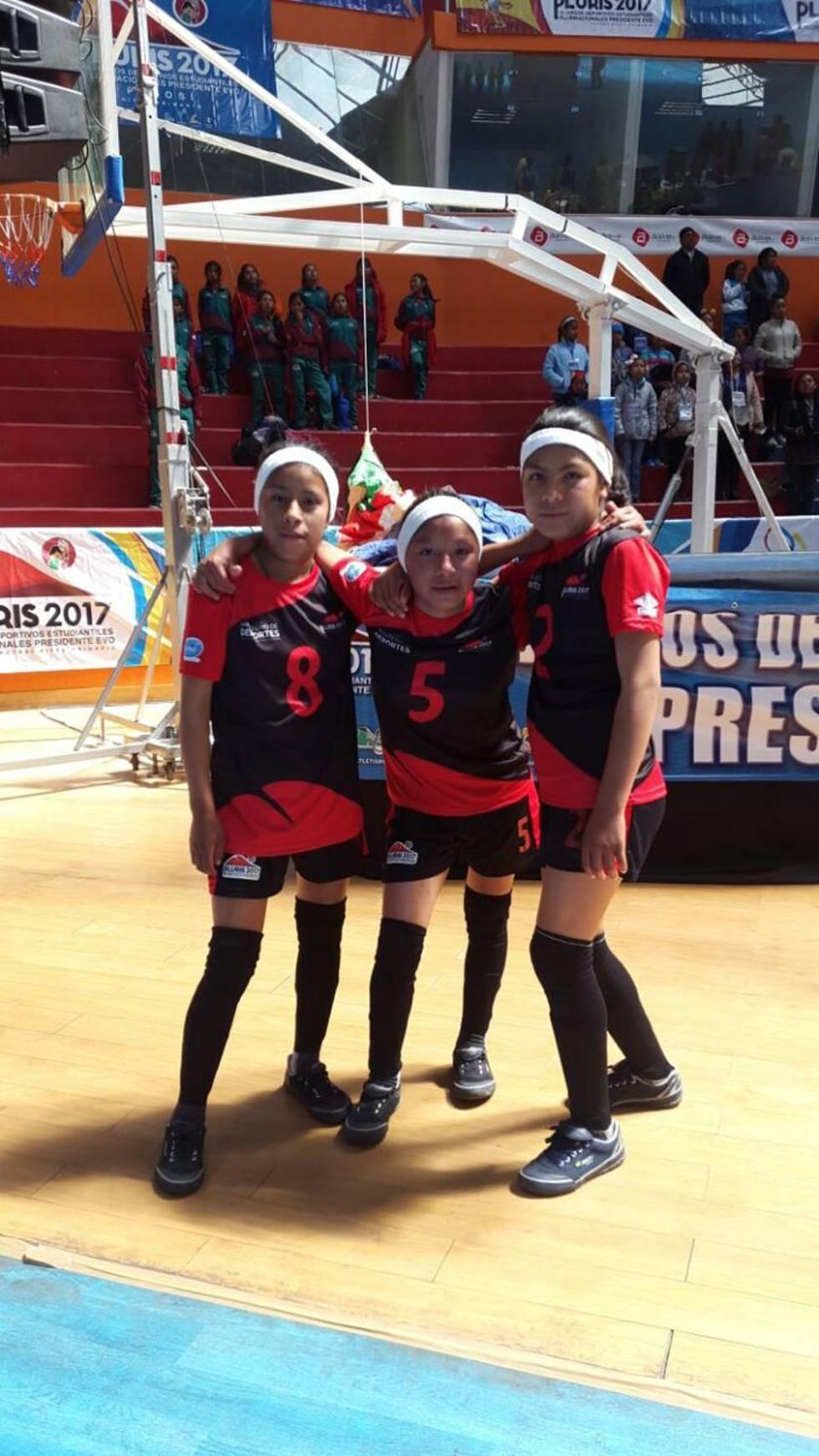 Las jugadores del equipo de Vicente Bernedo.