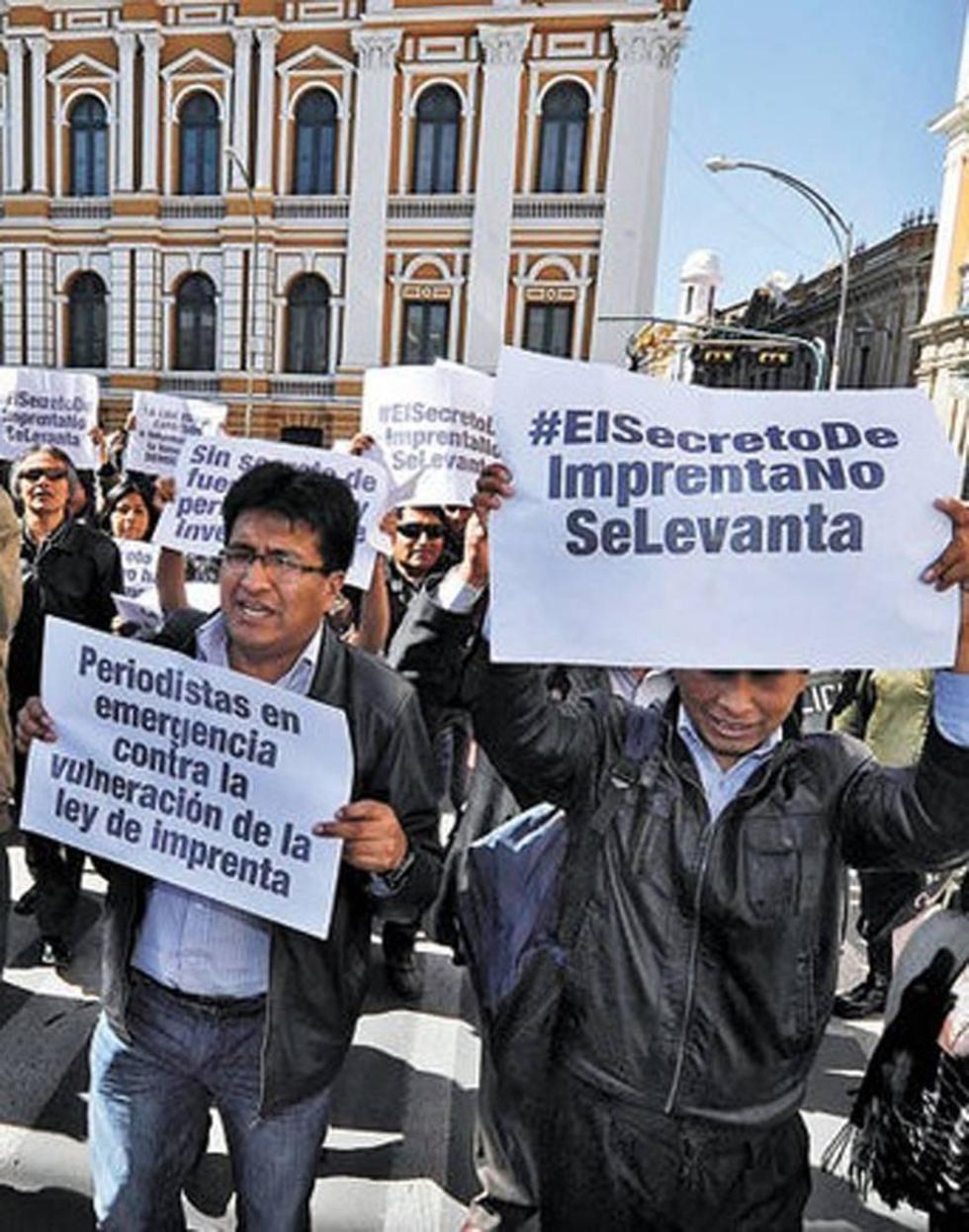 La prensa define emergencia por la judicialización de su actividad