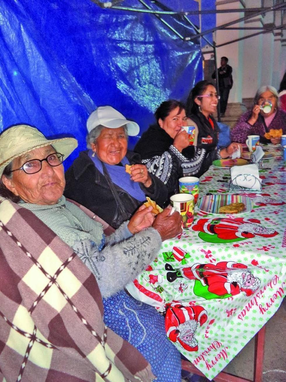 Compartieron el tradicional sabor potosino.