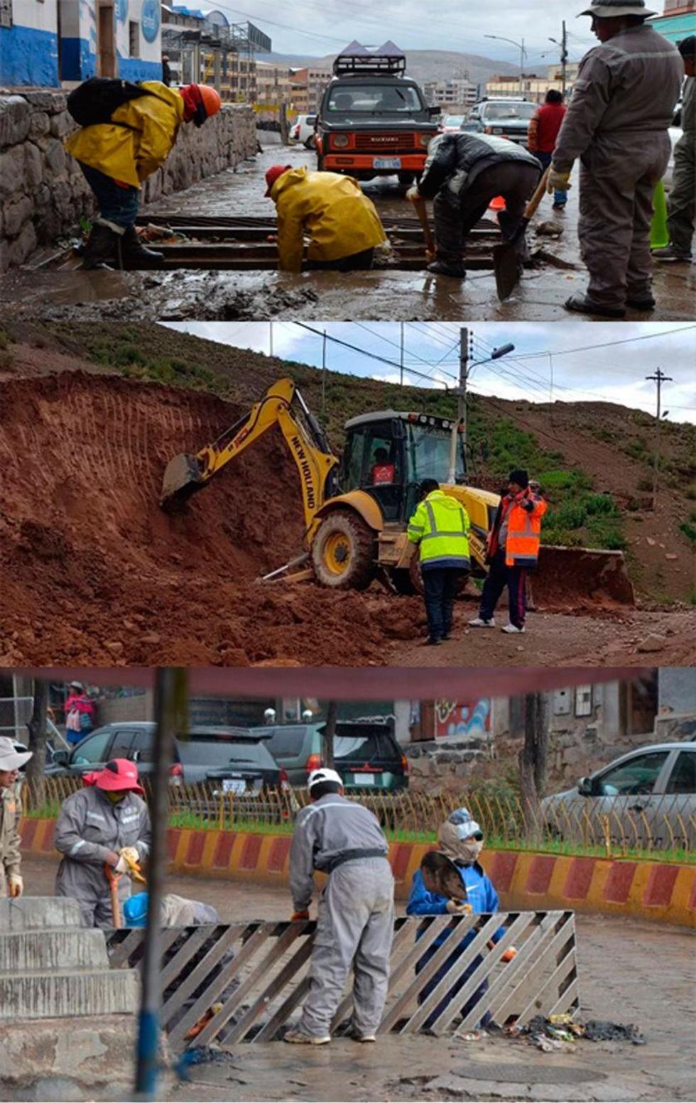 Los trabajos realizados.