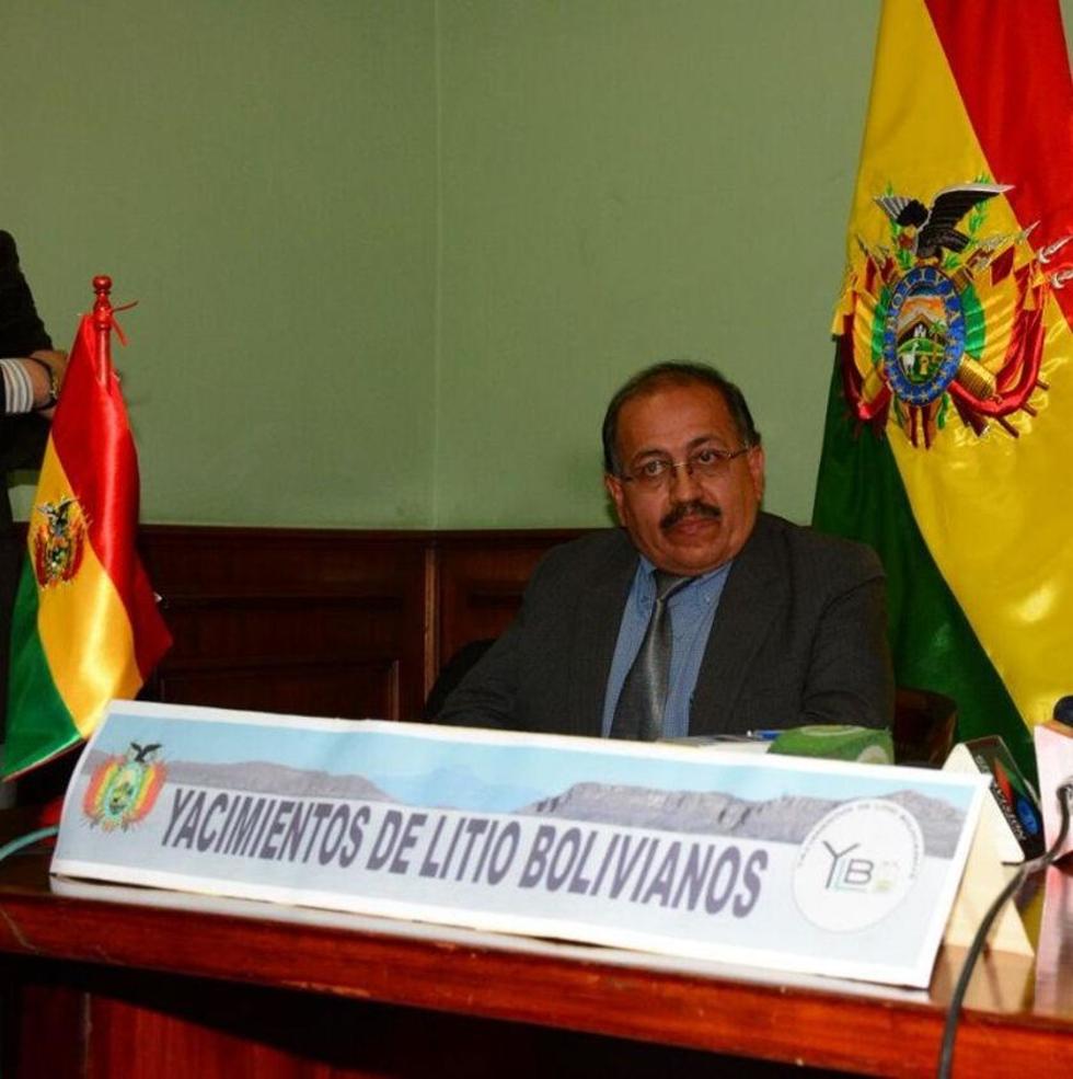 El gerente de YLB, Juan Carlos Montenegro.