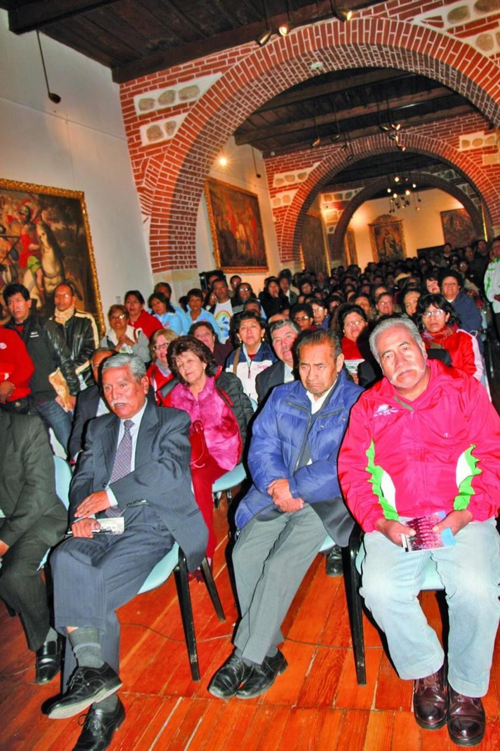 El acto principal de homenaje.