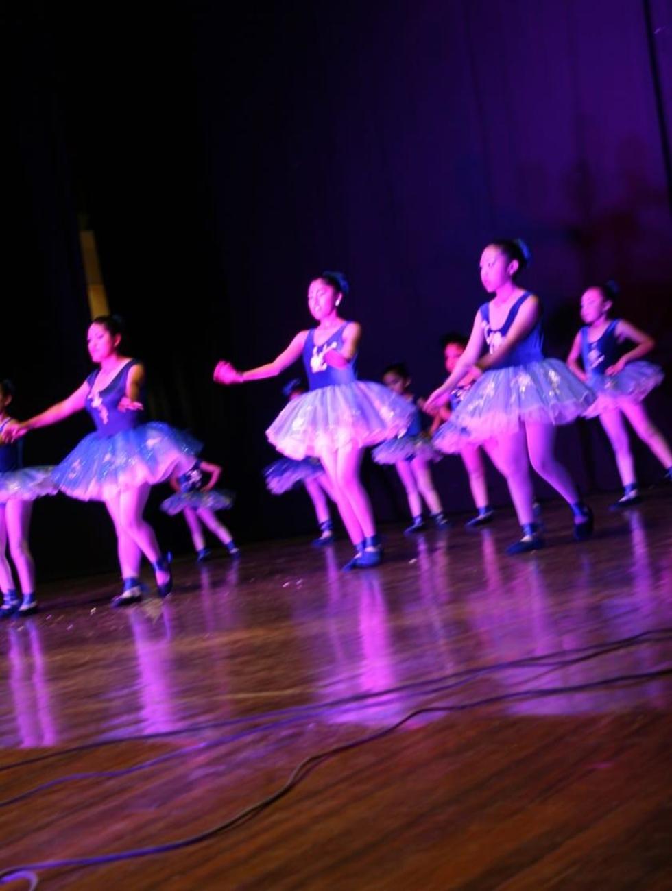 El elenco infantil del ballet Shinse.