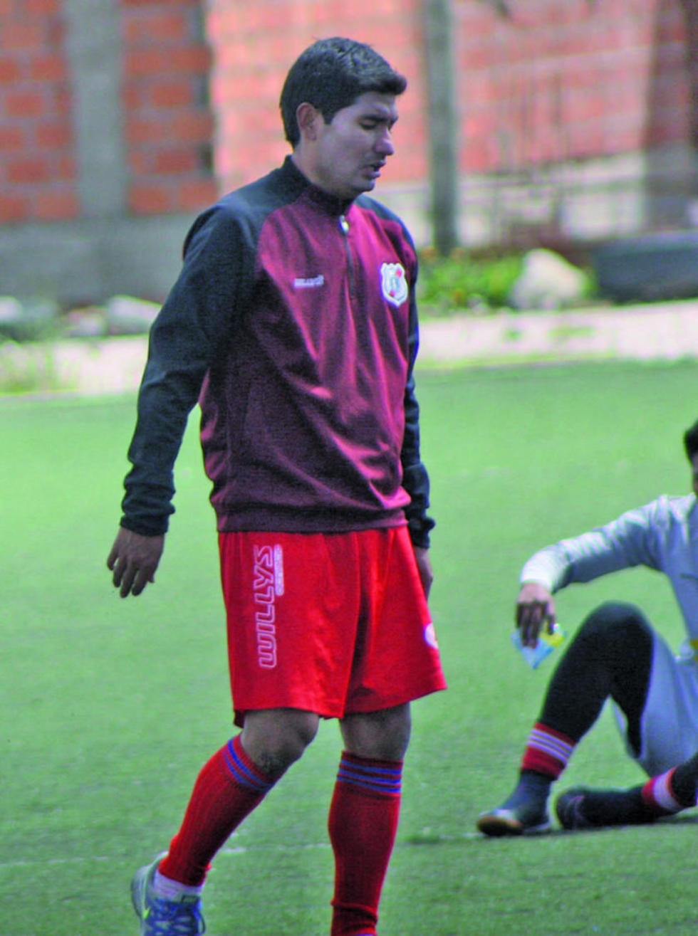 Los jugadores Aldo Velasco y Juan Carlos Galvis.