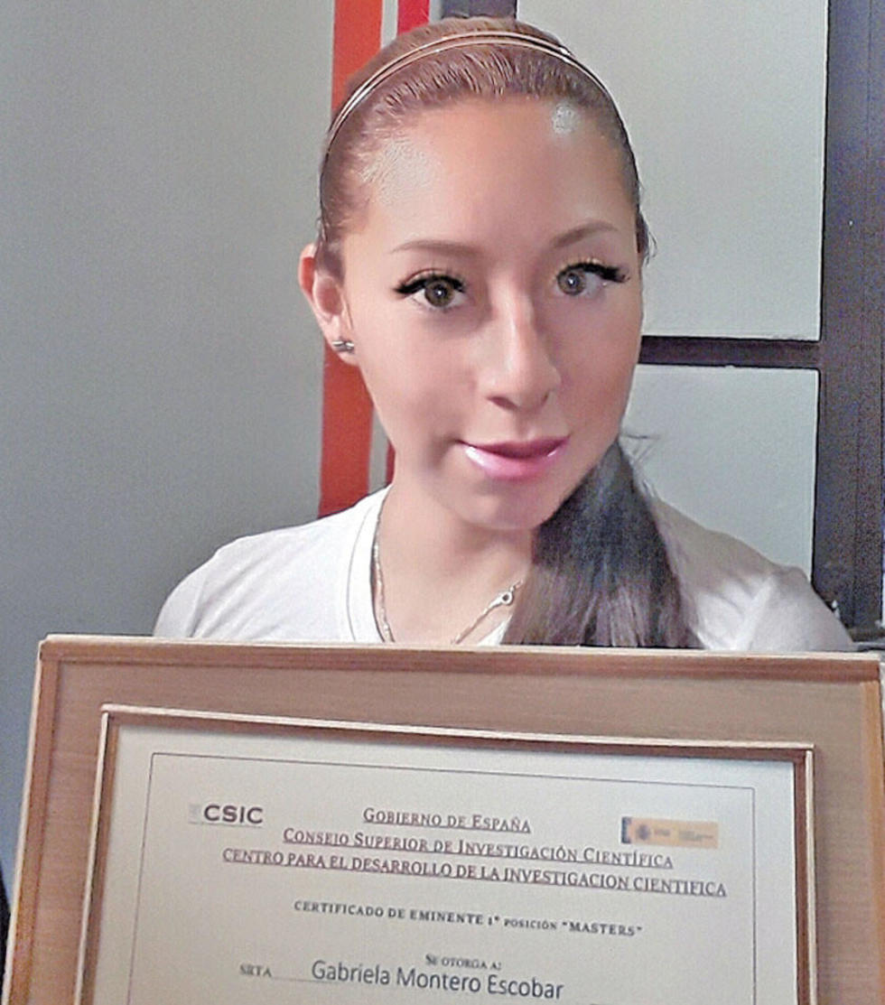 Gabriela Montero Escobar fue galardonada por esta iniciativa.
