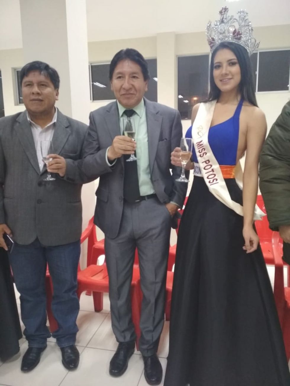 Con Miss Potosí, Pamela Caviedes
