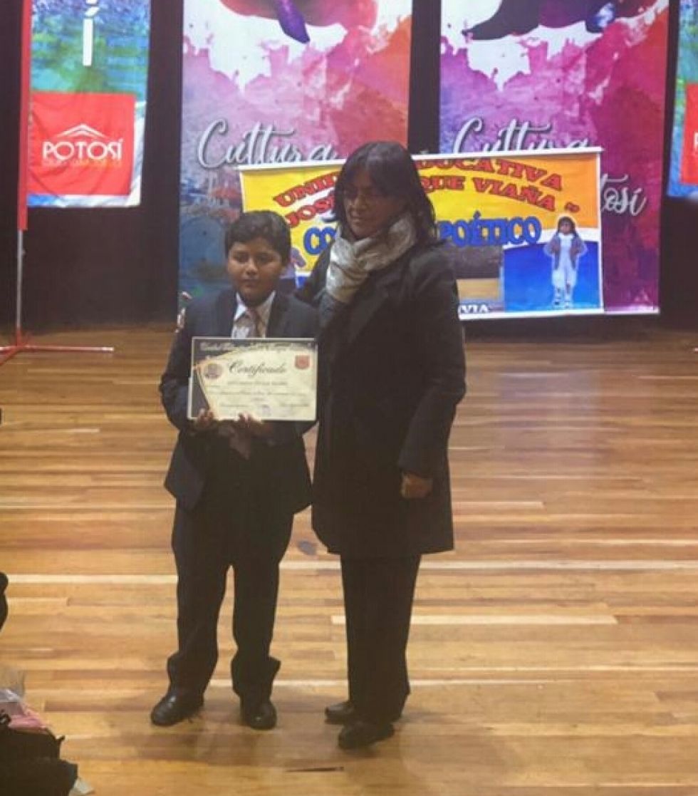 Uno de los ganadores.