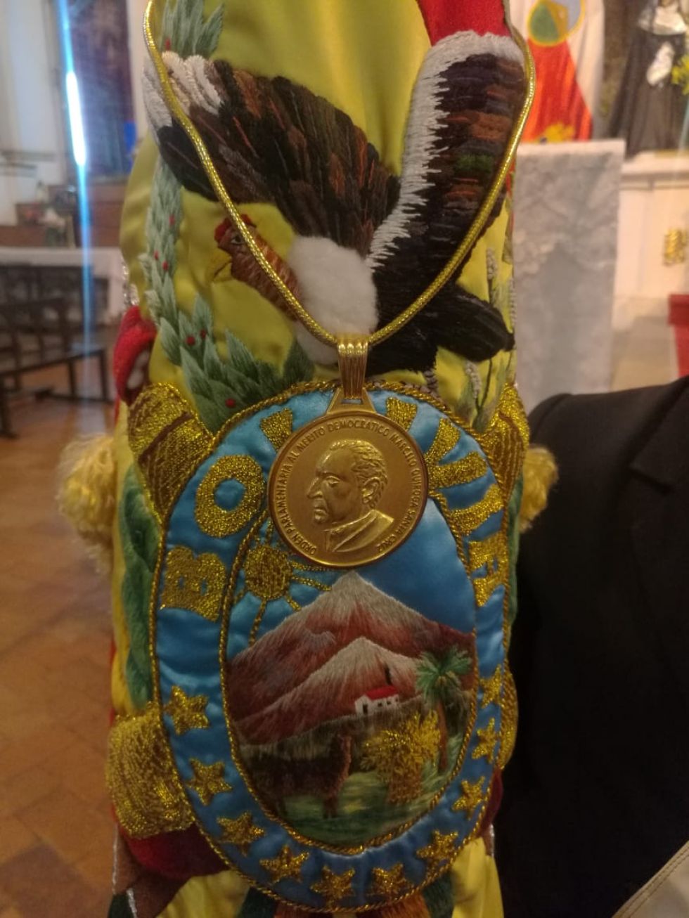 La medalla.