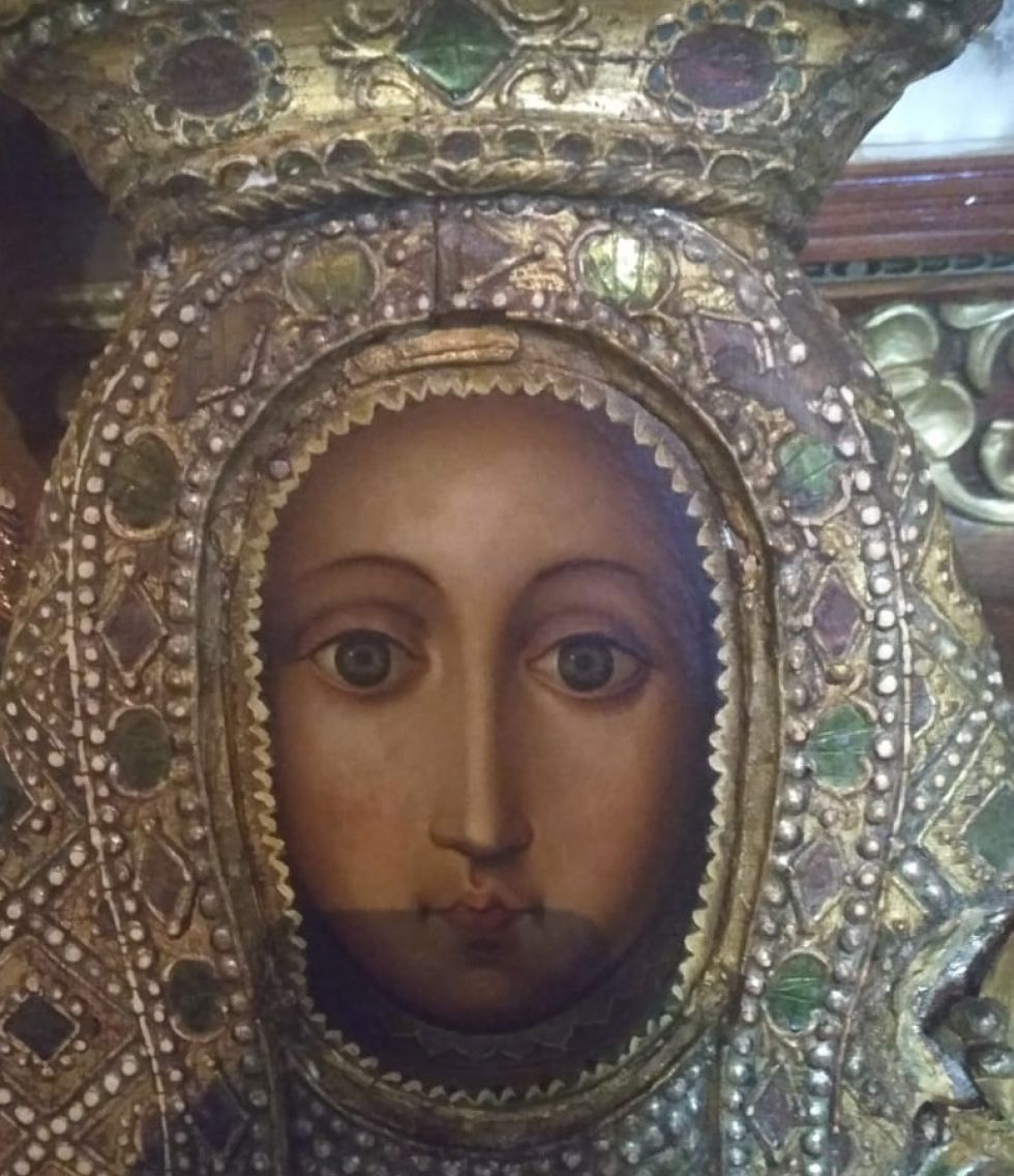 Un detalle del rostro.