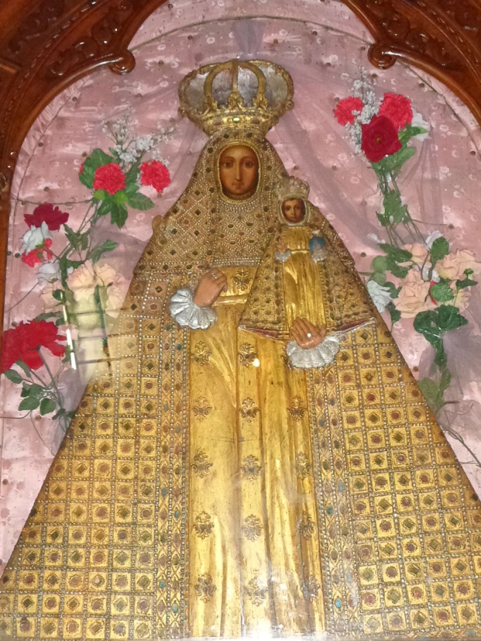 Esta es la imagen que fray Diego de Ocaña pintó en 1600.