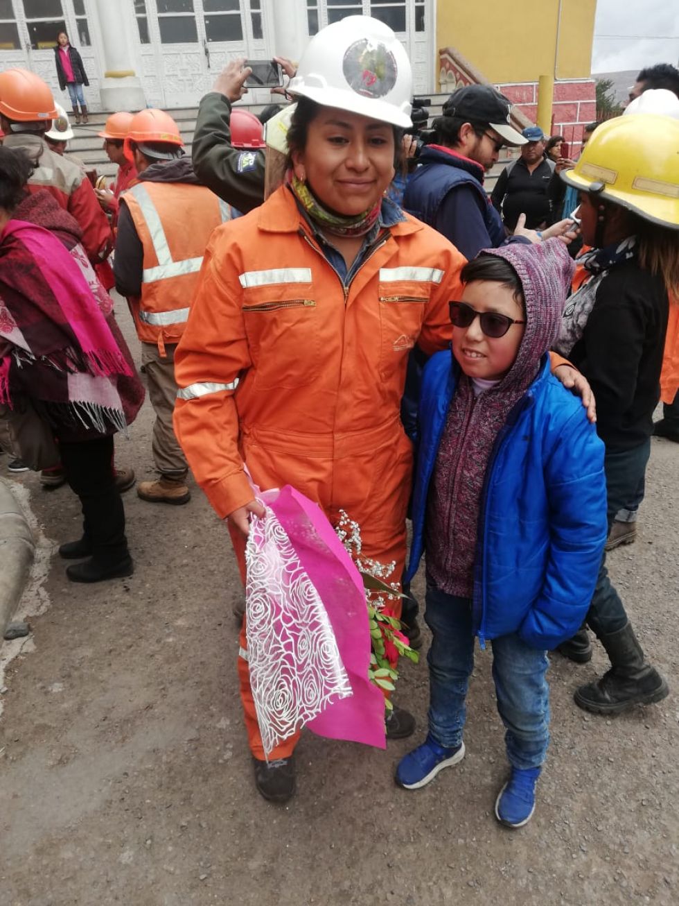 Estuvieron en Santa Cruz y fueron recibidos por sus familias.