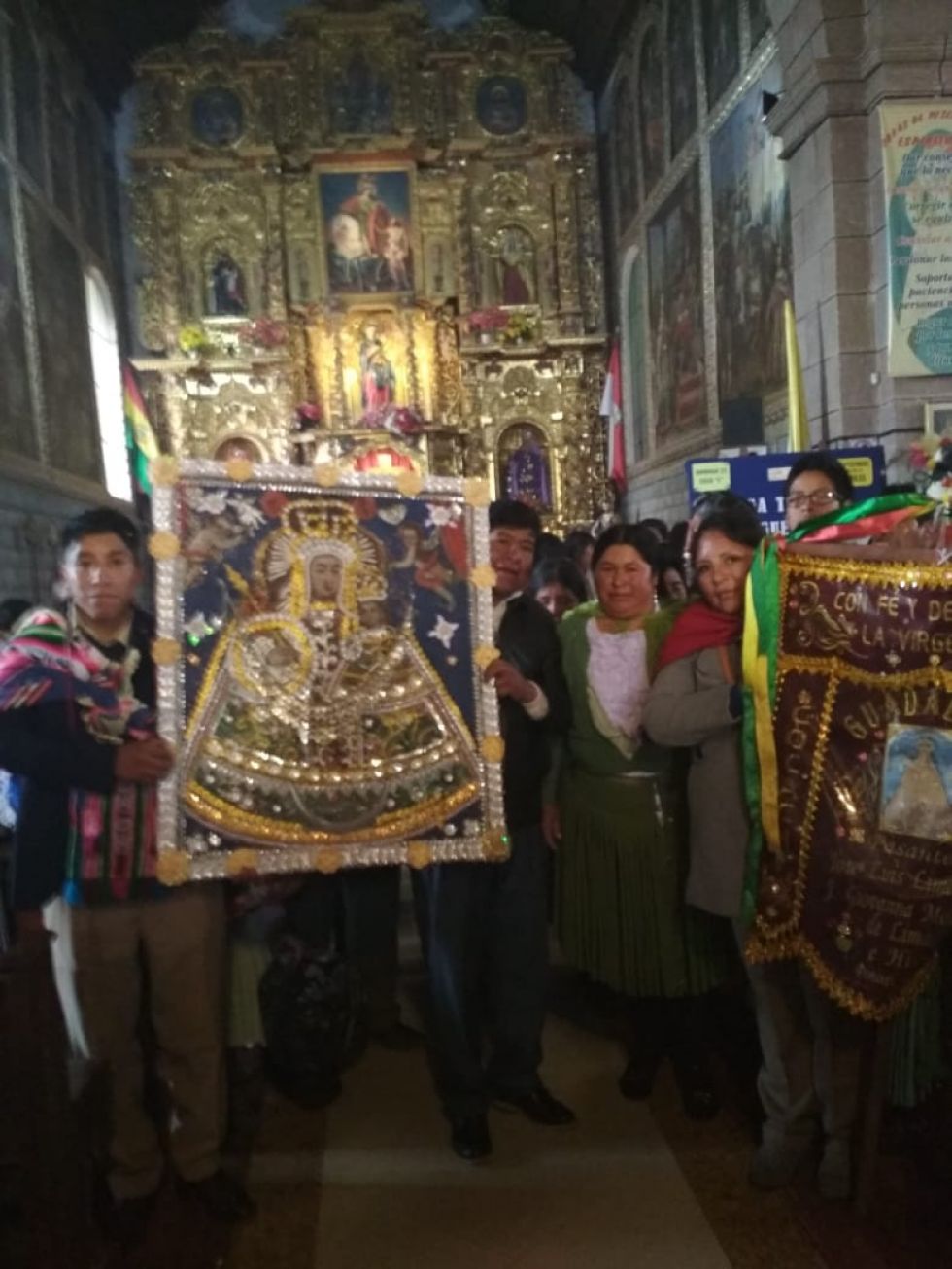 La procesión retornó al templo de San Martín