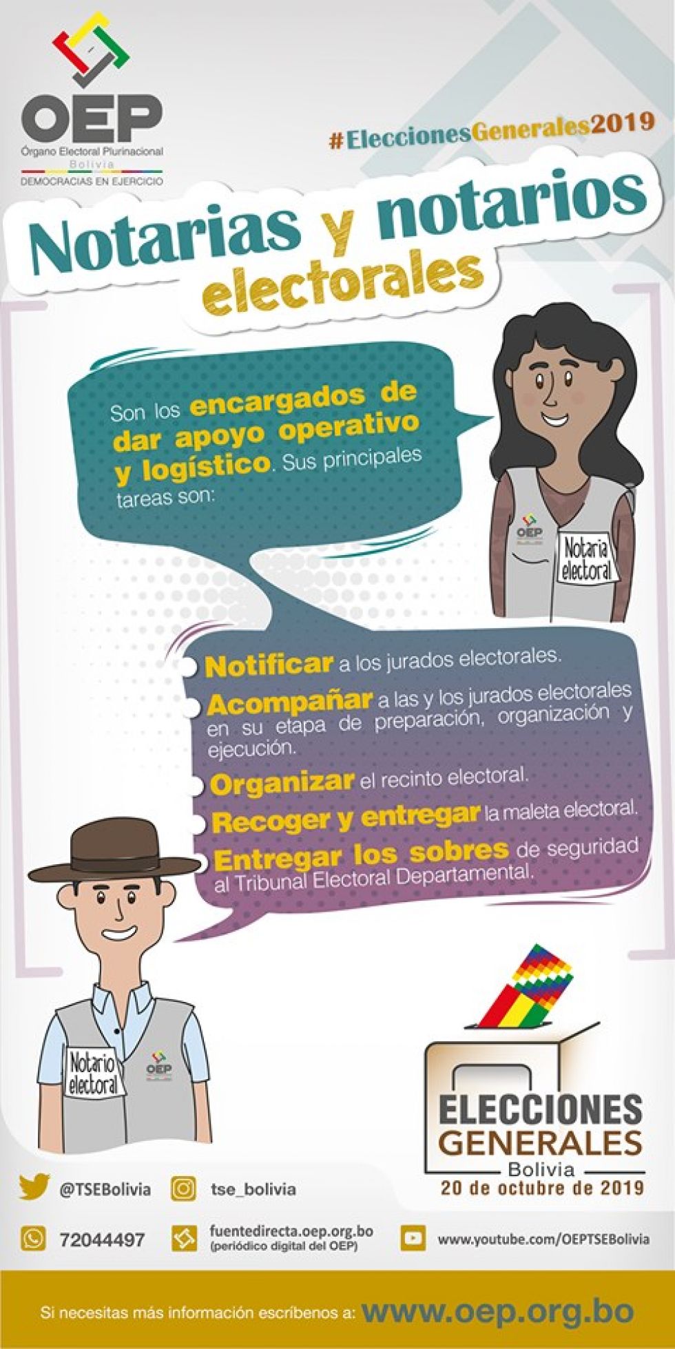 Siguen el calendario electoral.