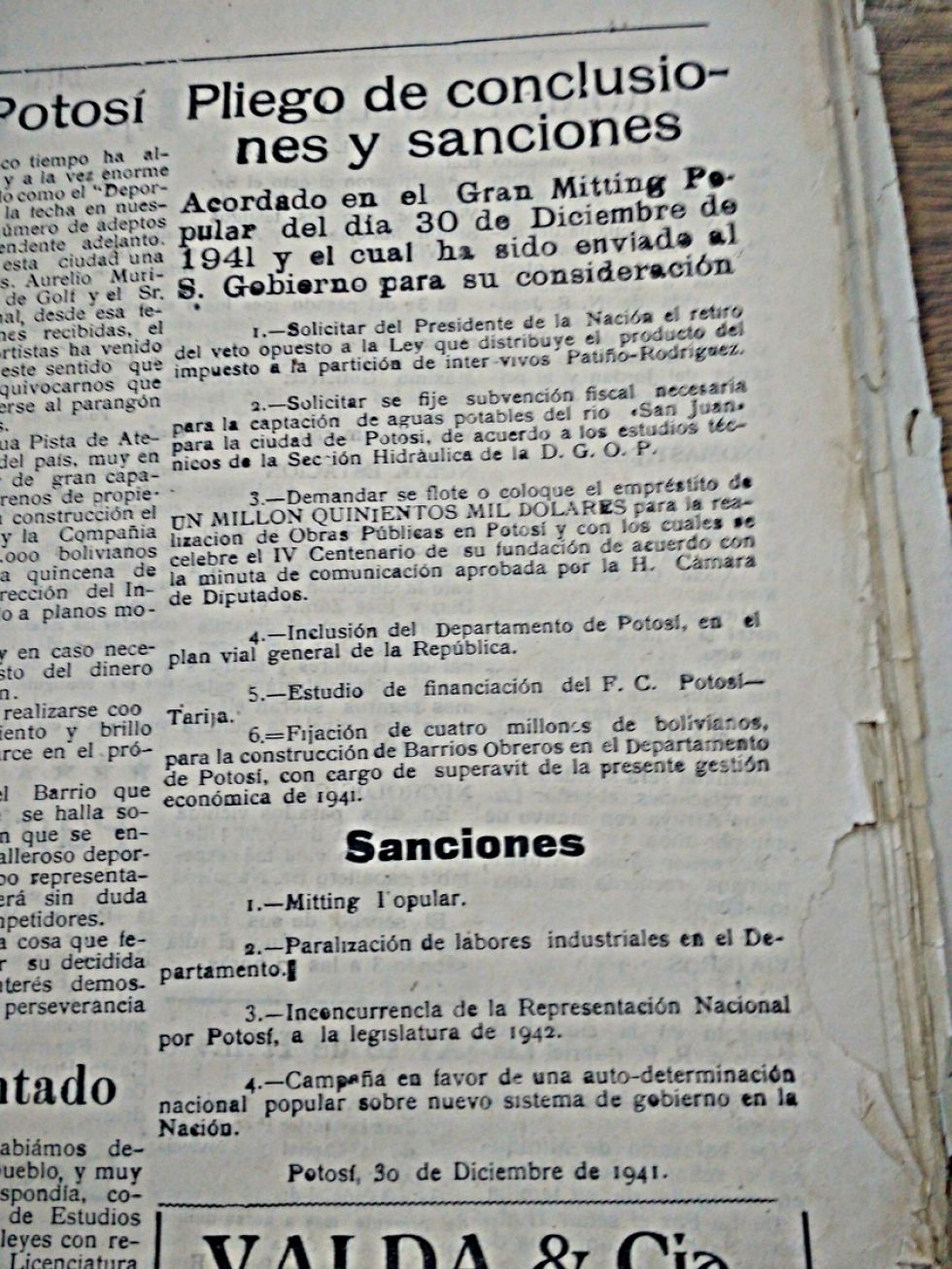Las resoluciones.