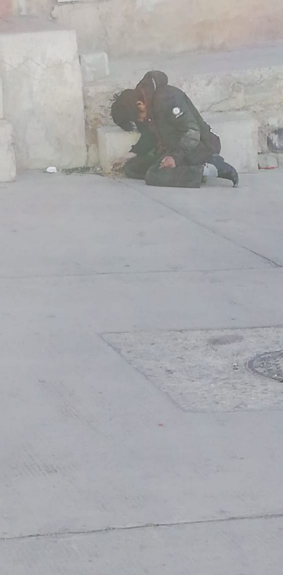 Fue asistido por personal policial