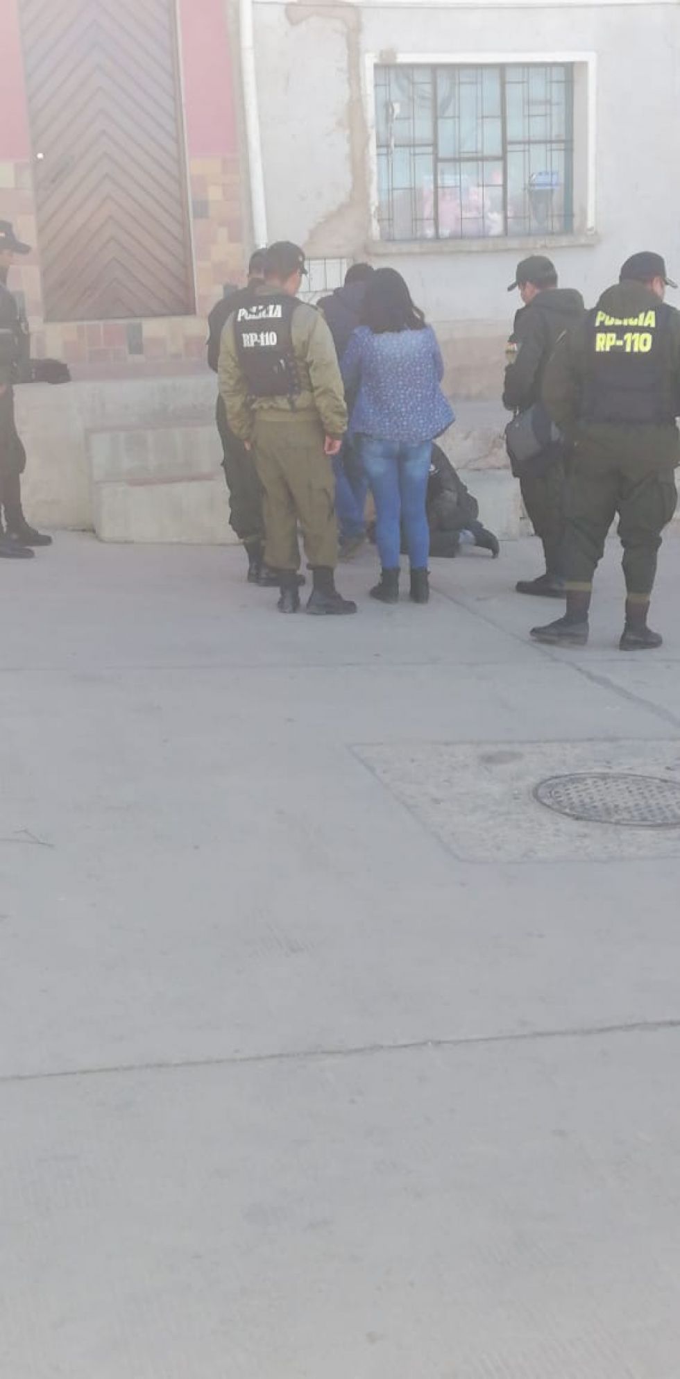 Fue asistido por personal policial