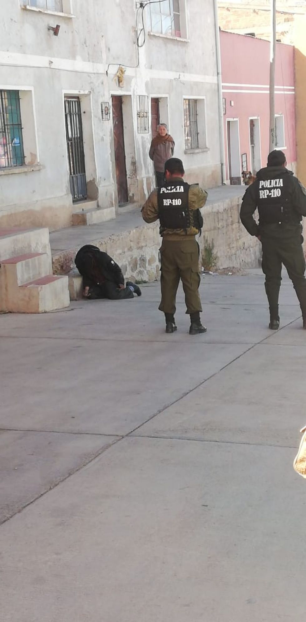 Fue asistido por personal policial
