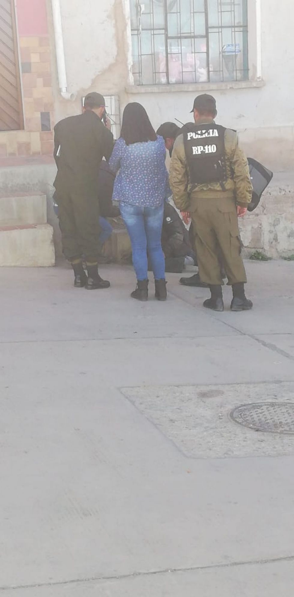 Fue asistido por personal policial