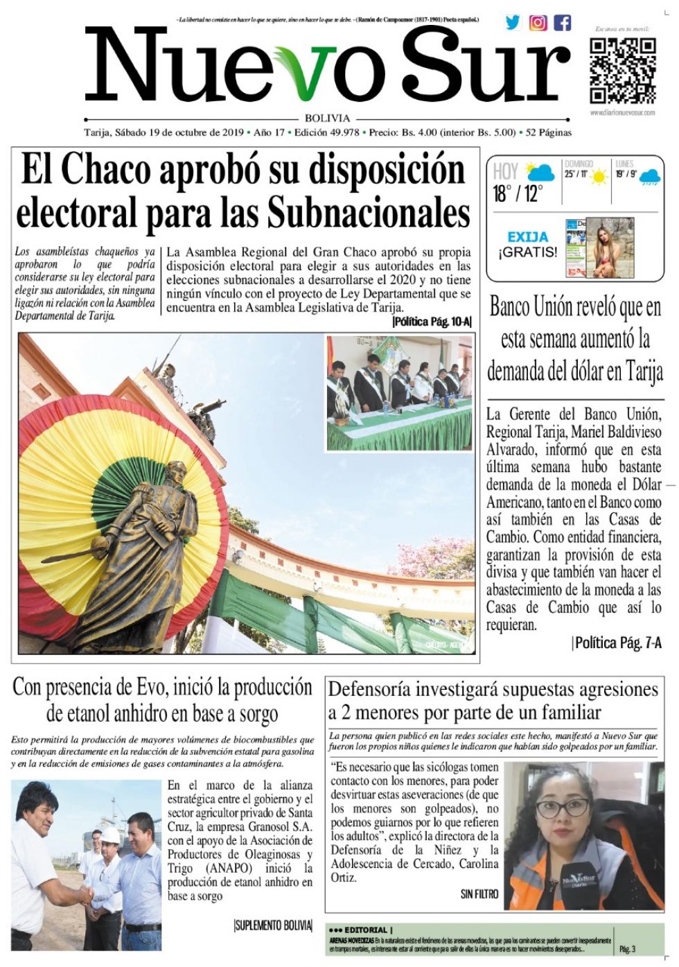 Nuevo Sur, Tarija.