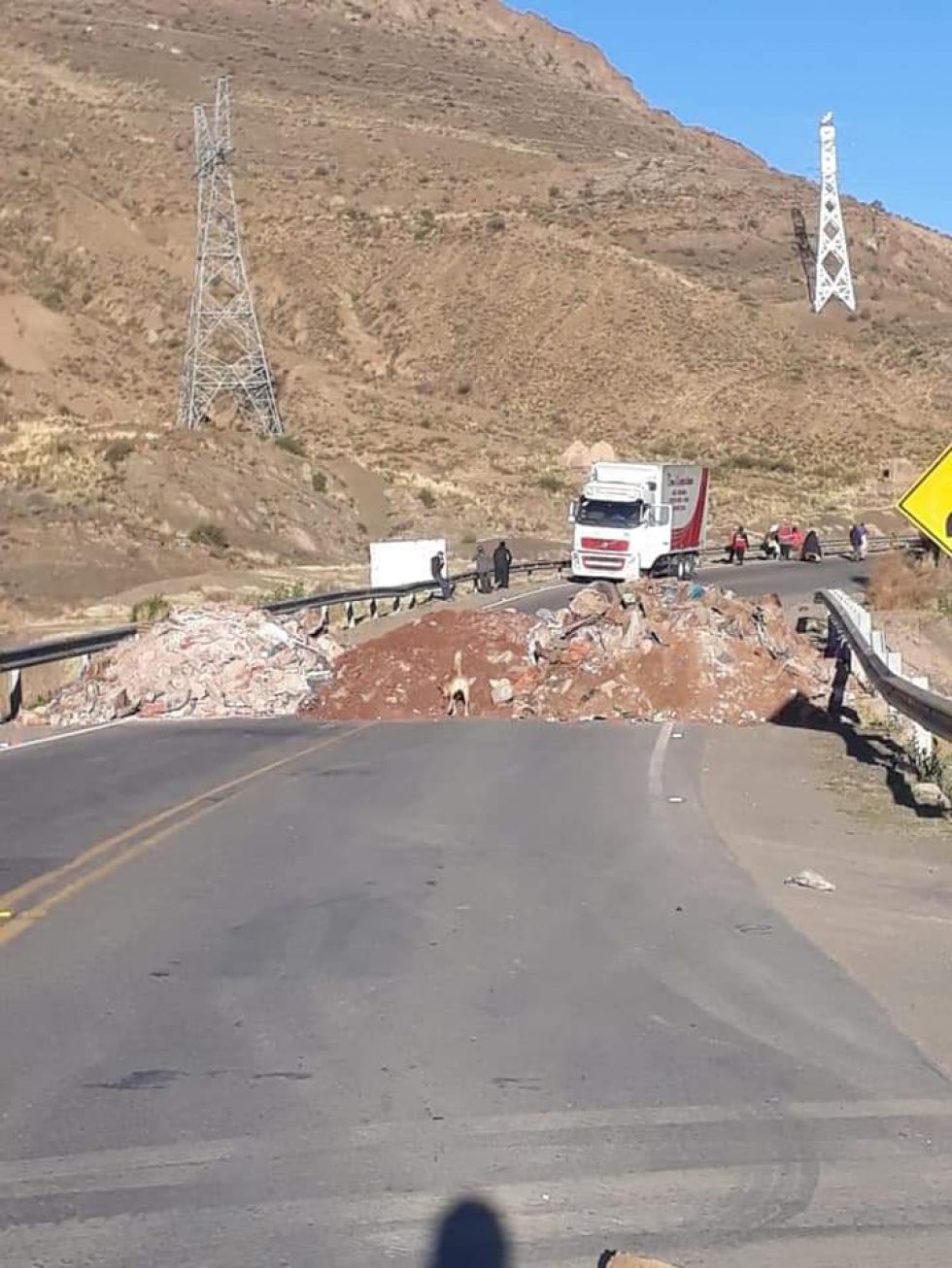 Bloqueo en garita.