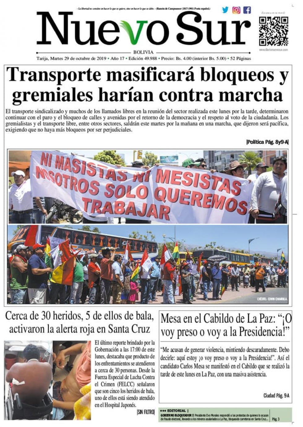 Nuevo Sur, Tarija.
