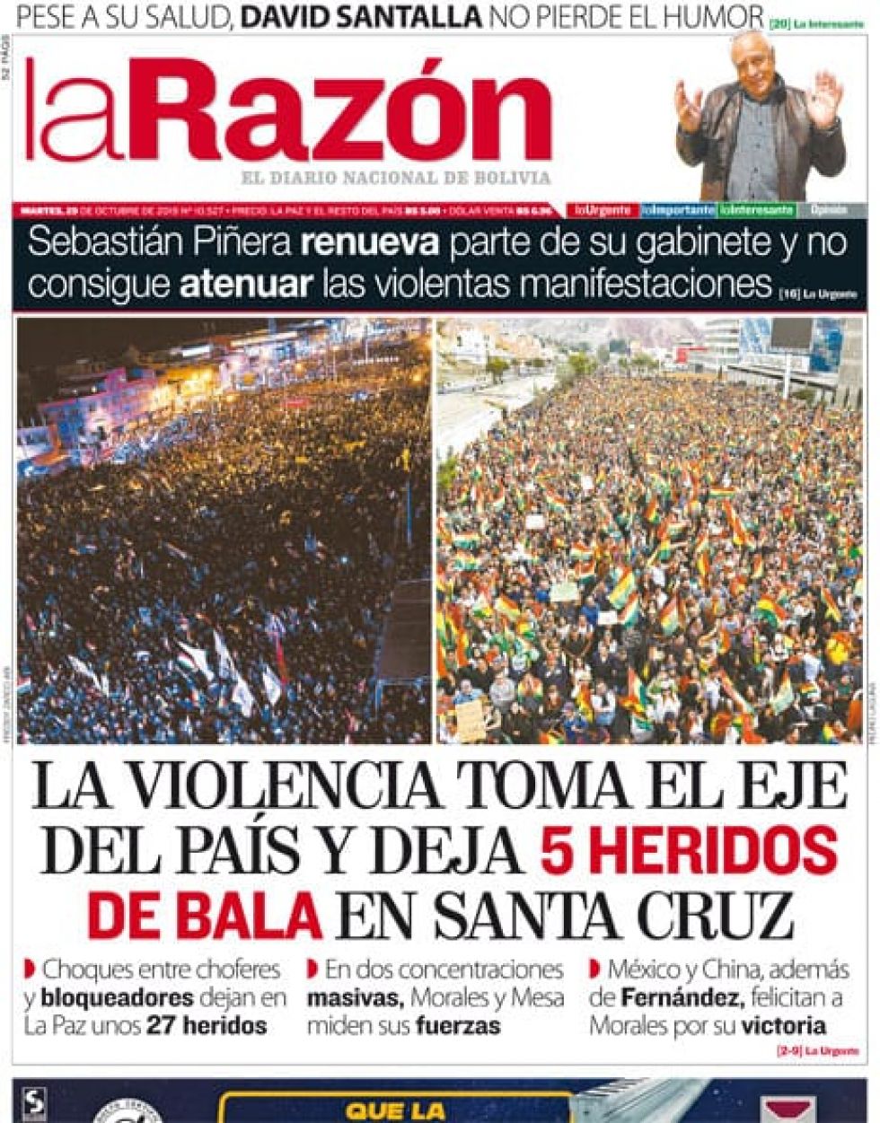 La Razón, La Paz.