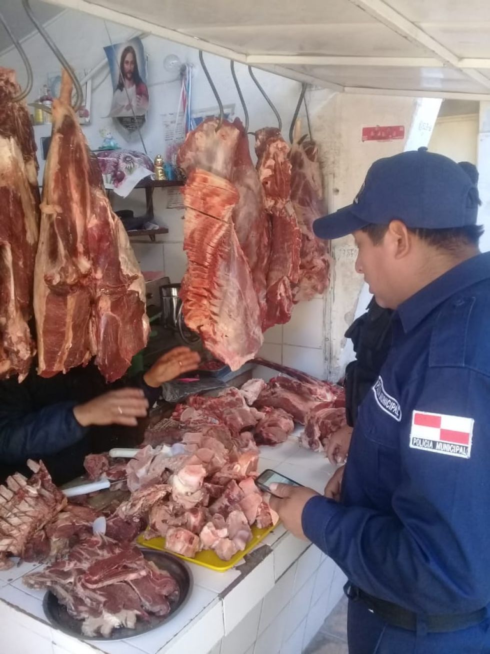 La Intendencia realiza controles desde la madrugada.