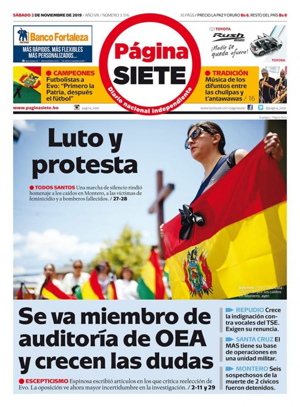 Página Siete, La Paz.