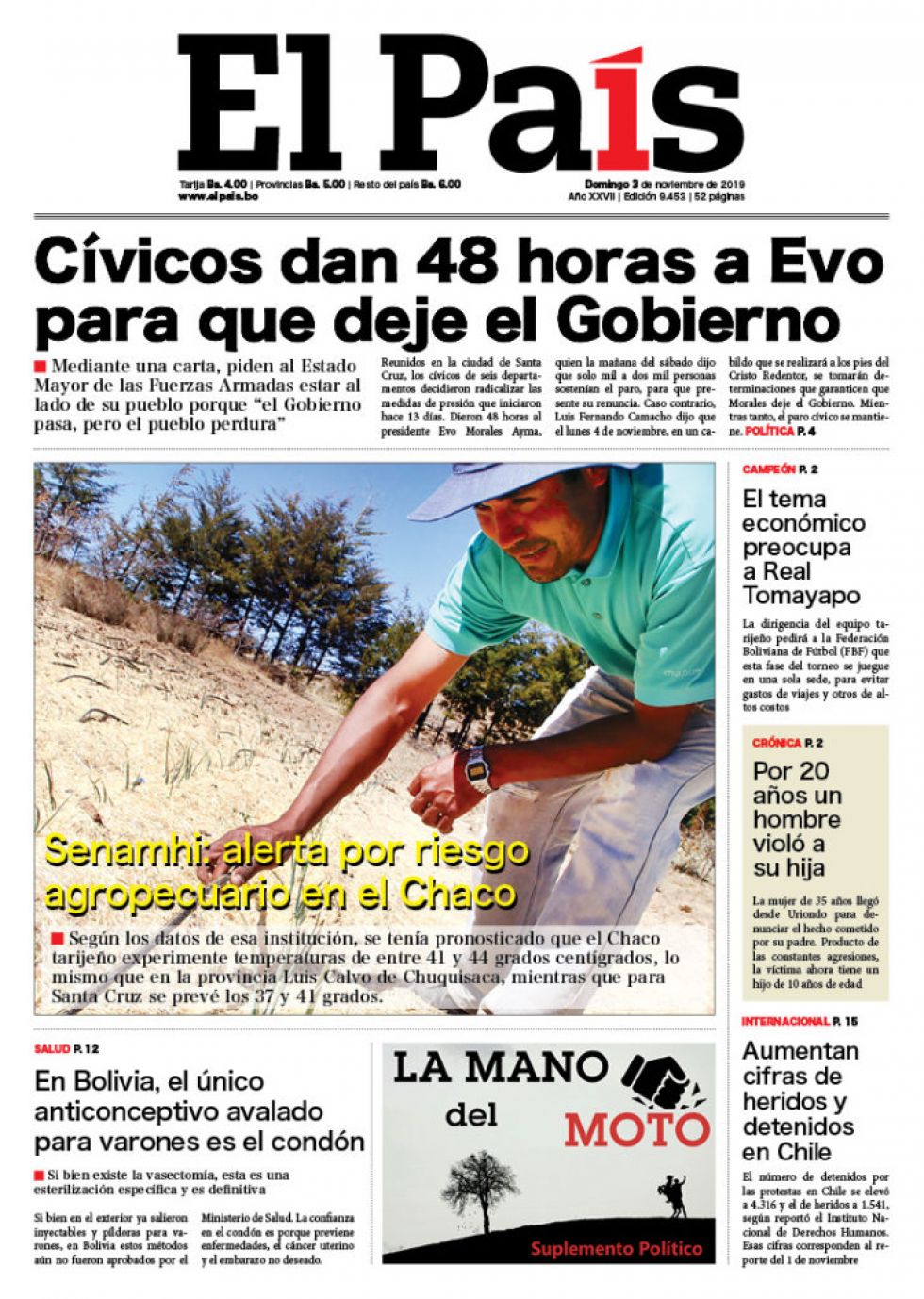 El País, Tarija.