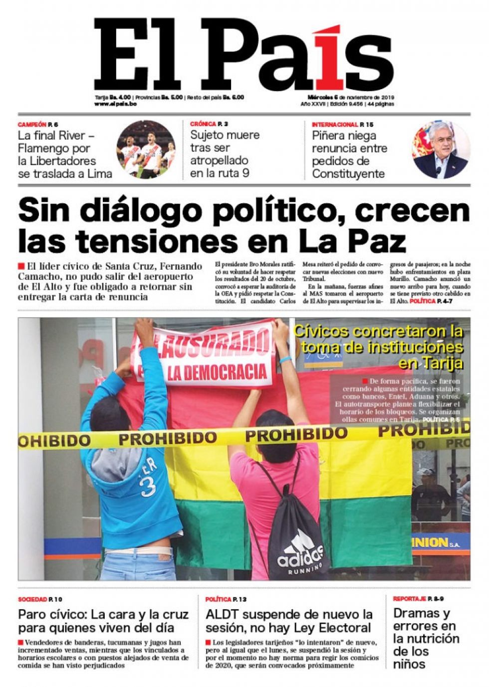 El País, Tarija.