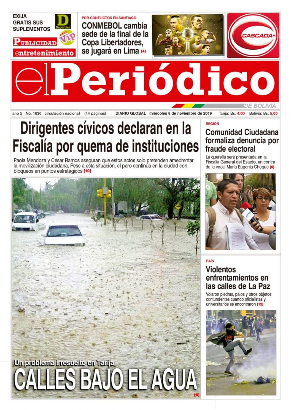 El Periódico, Tarija.