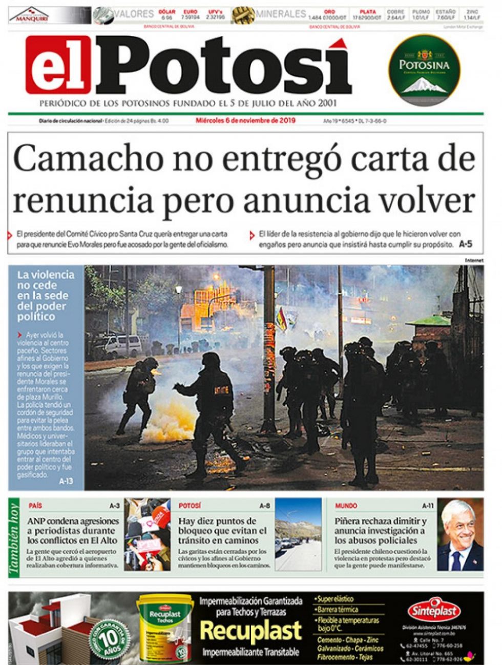 El Potosí.