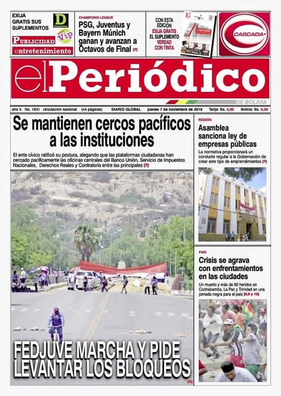 El Periódico, Tarija.