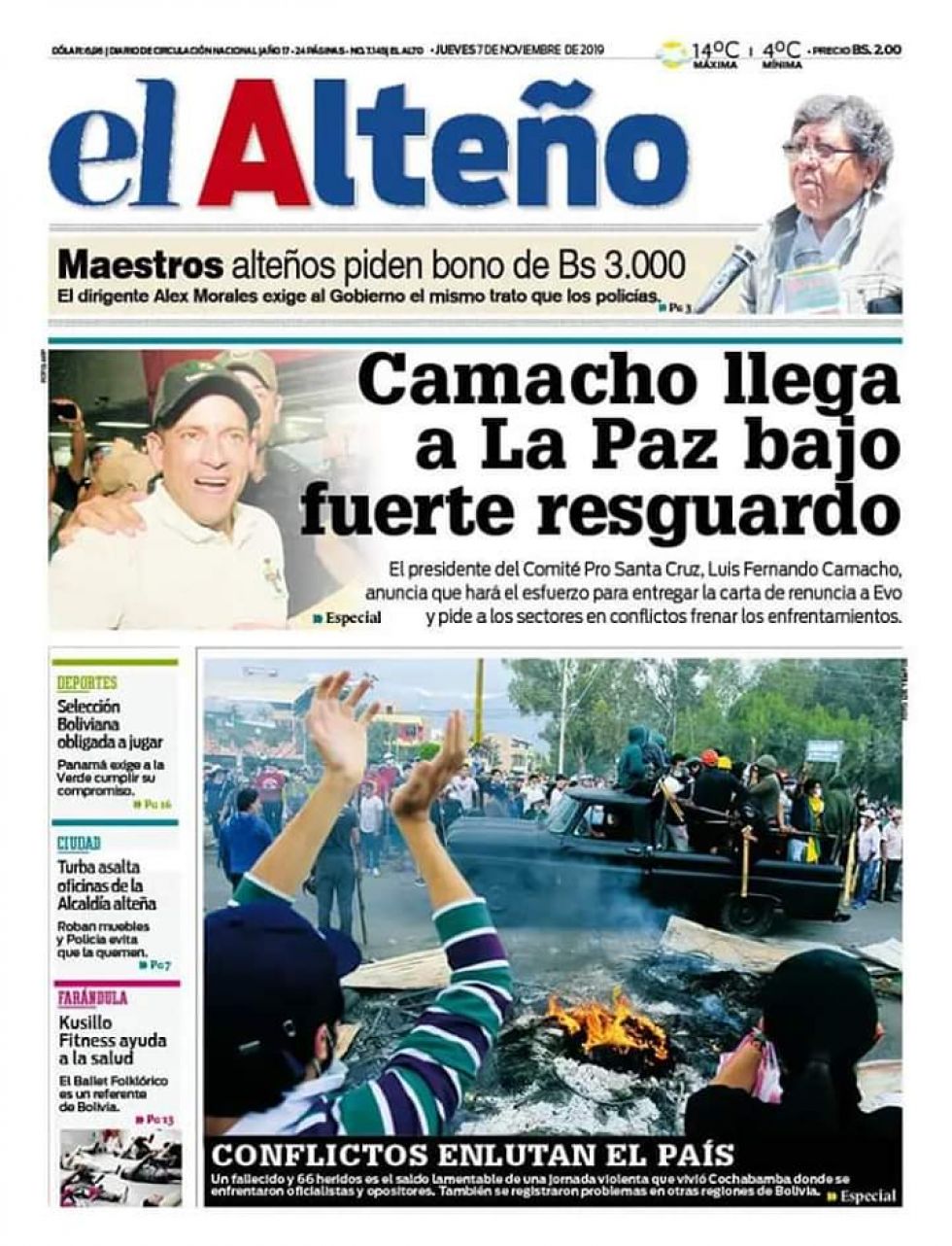 El Alteño, El Alto.