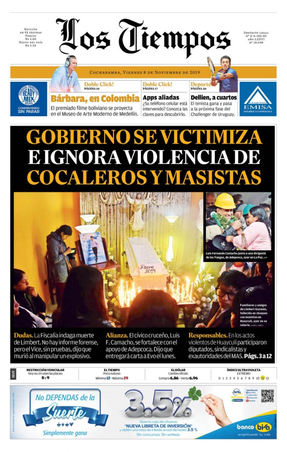 Los Tiempos, Cochabamba.