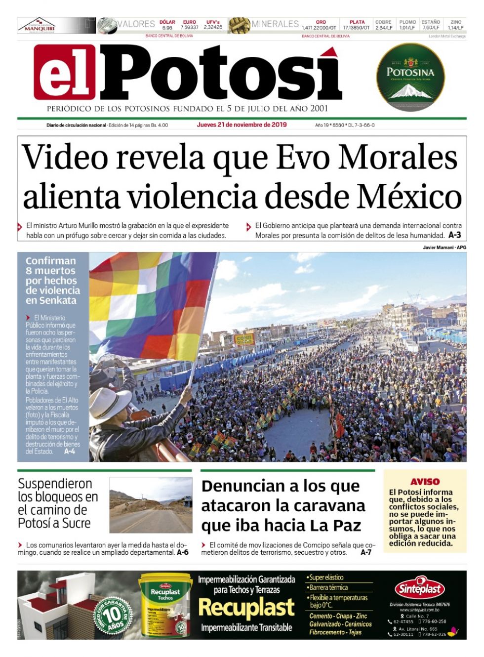 El Potosí.