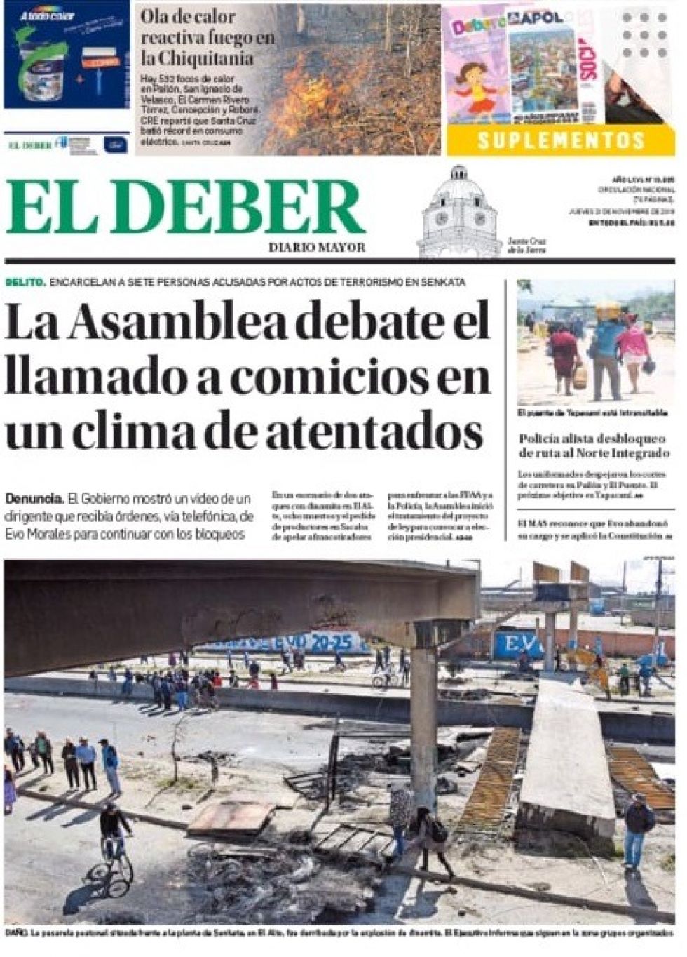 El Deber, Santa Cruz.