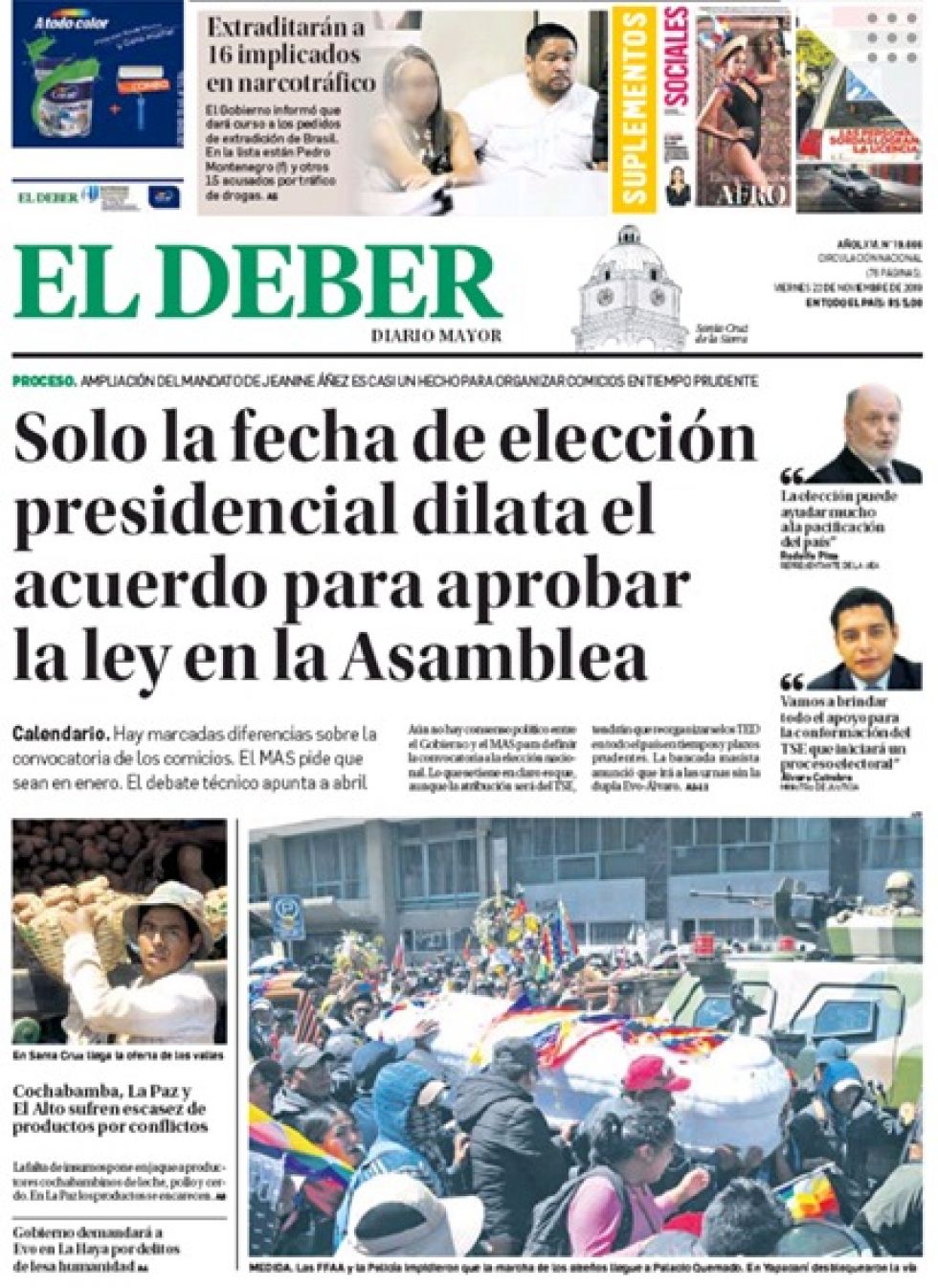 El Deber, Santa Cruz.
