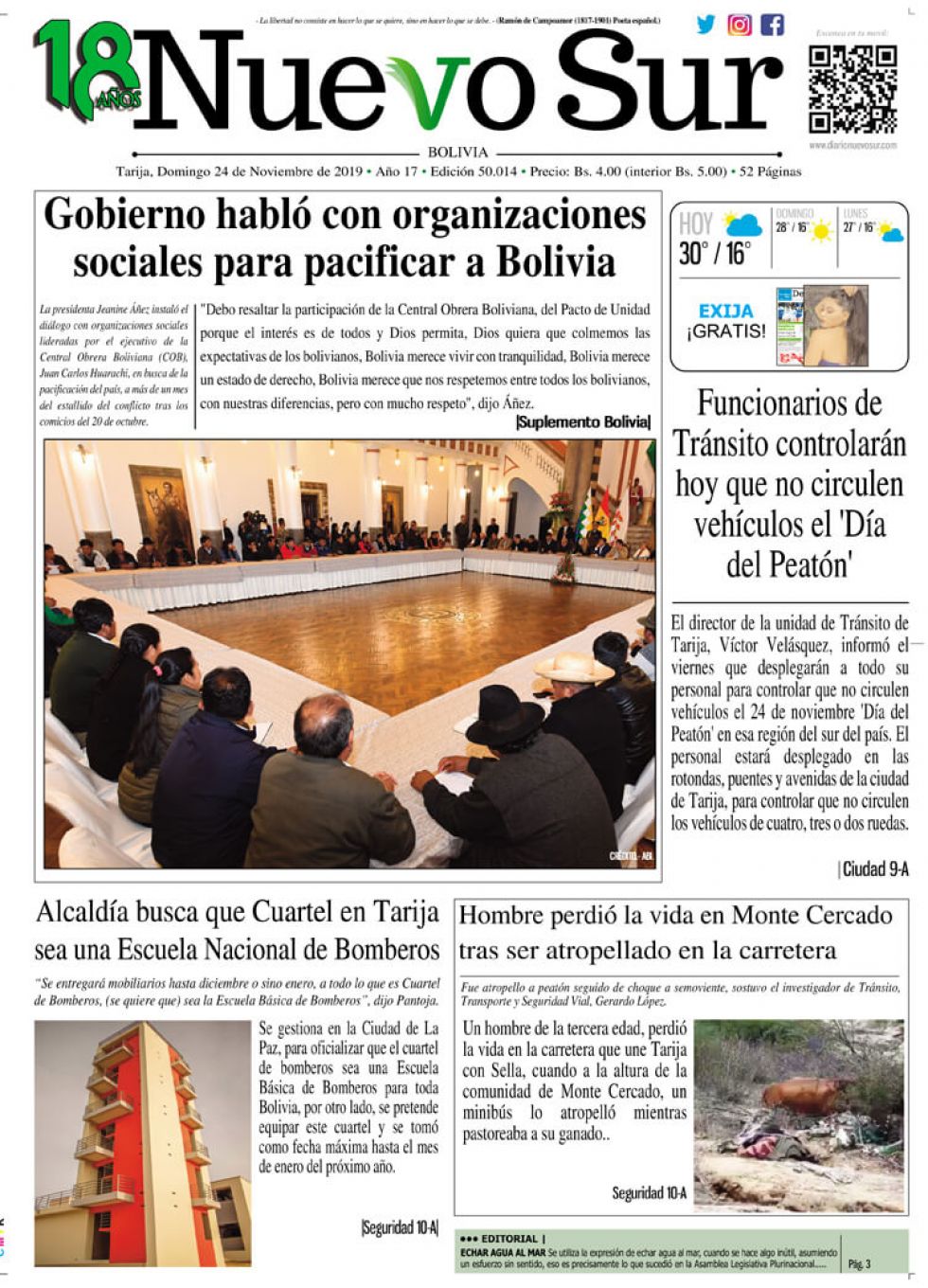 Nuevo Sur, Tarija.