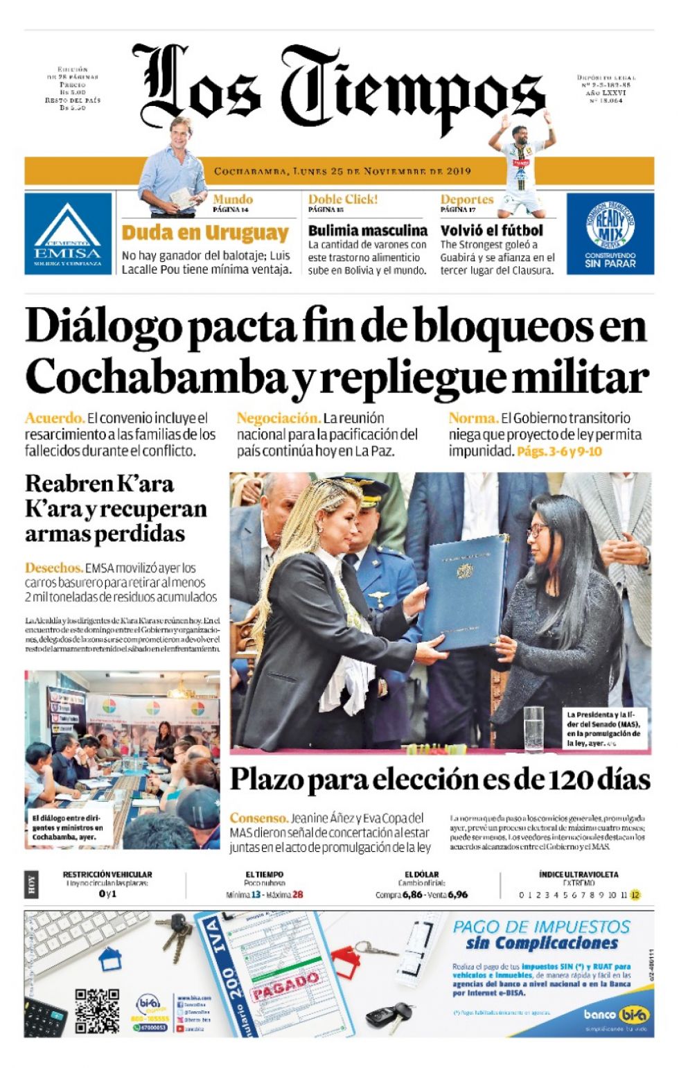 Los Tiempos, Cochabamba.