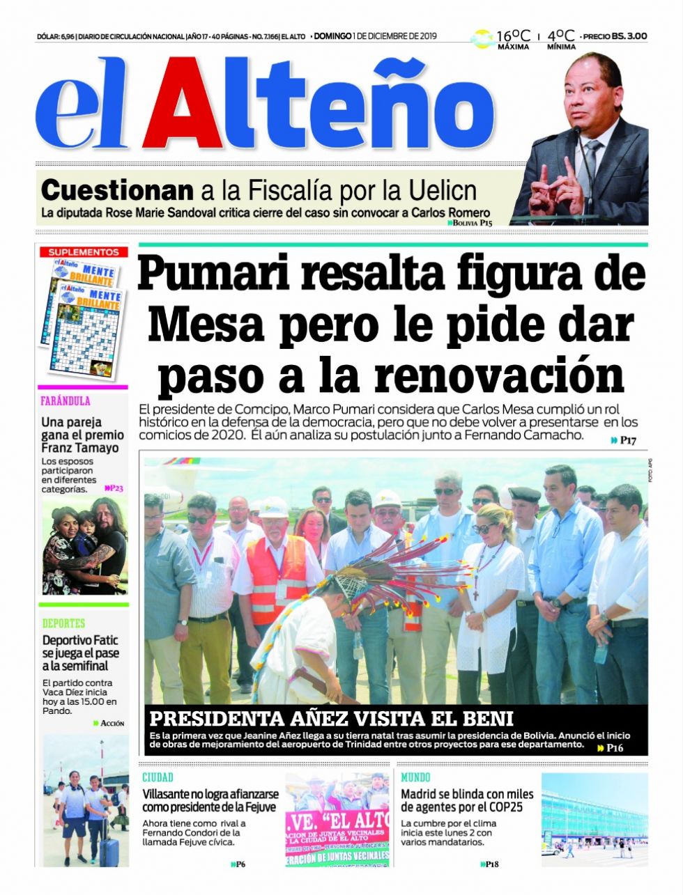 El Alteño, El Alto.