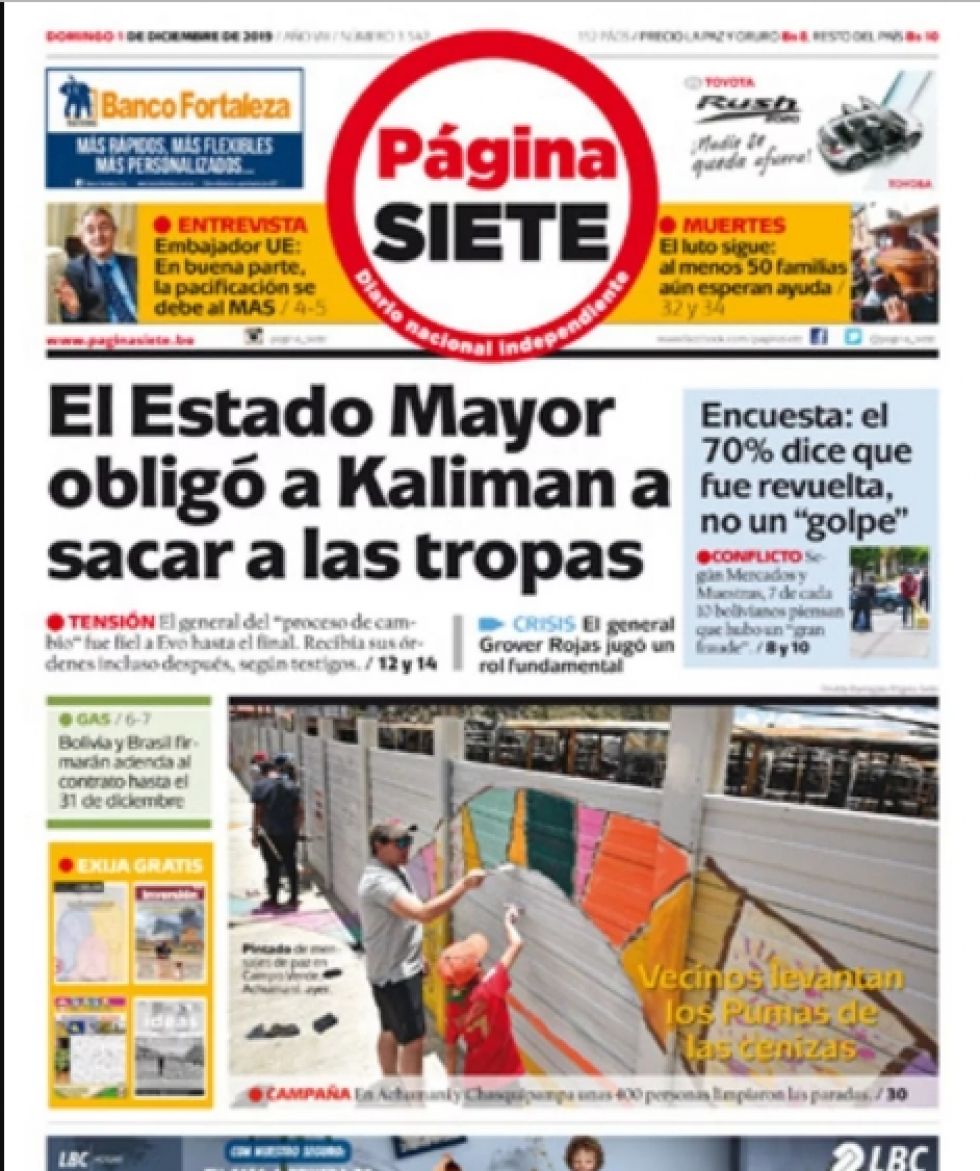 Página Siete, La Paz.