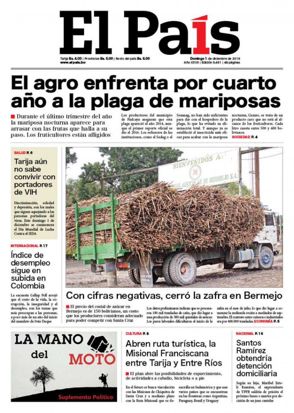El País, Tarija.