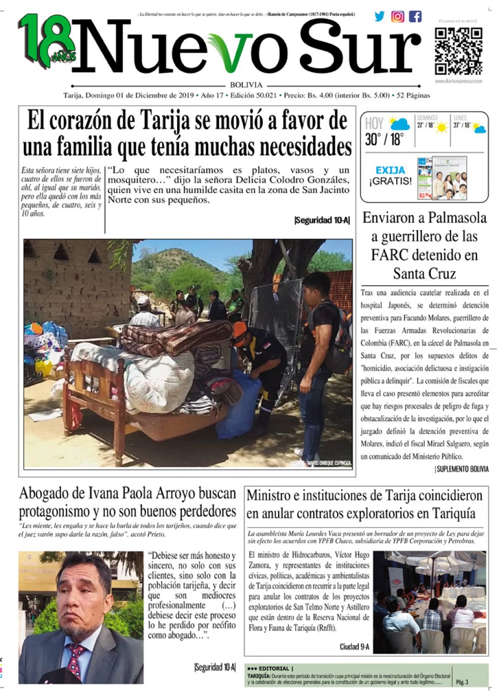 Nuevo Sur, Tarija.