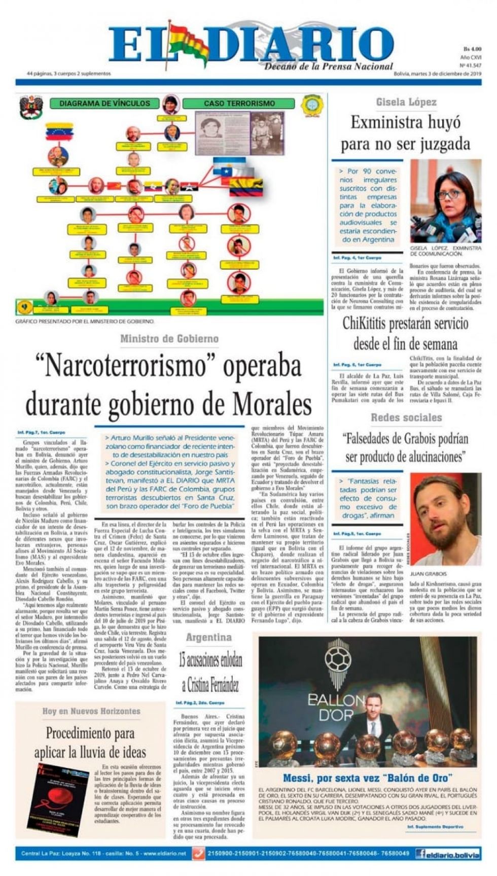 El Diario, La Paz.