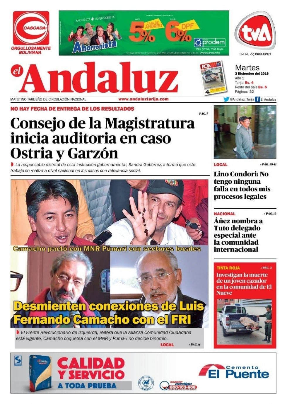 El Andaluz, Tarija.